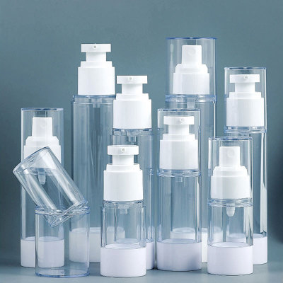 Transparent airless bottle