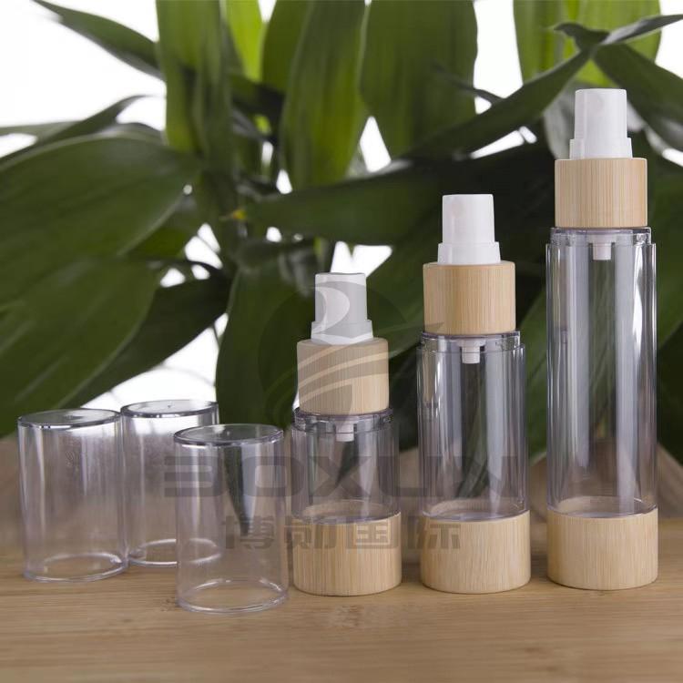 Bamboo Wood Airless bottle