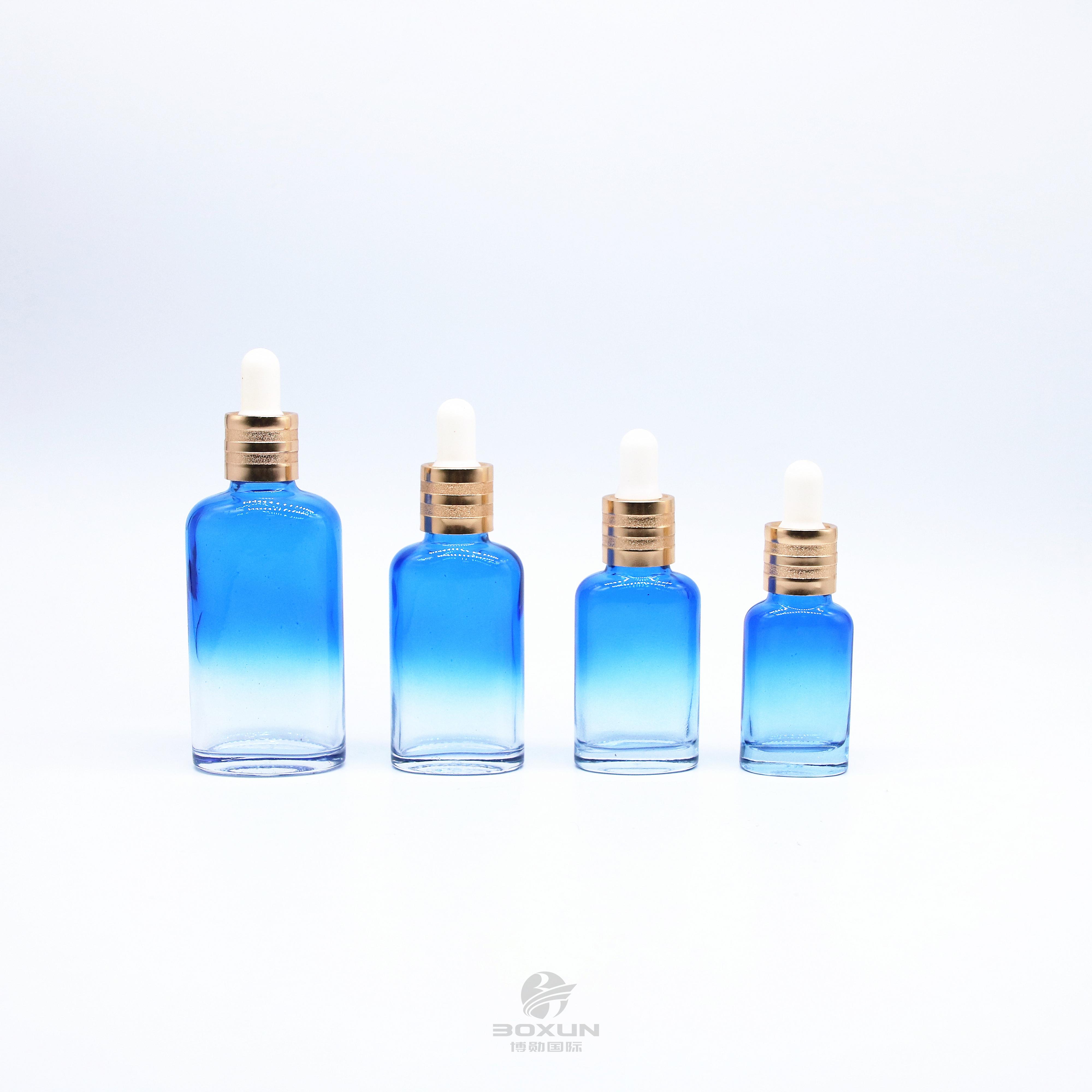 100ml50ml30ml20ml10ml flat square dropper bottle can be customized products