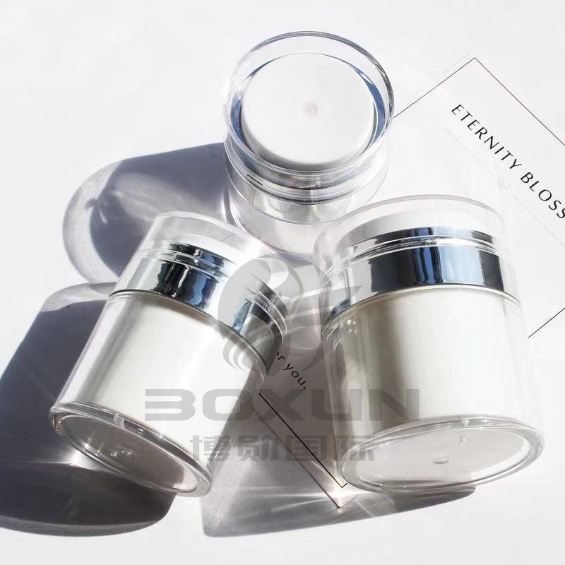 50ml 30ml 20ml 15ml vacuum jar cosmetic packaging cosmetic jar cream jar high-end cosmetic bottle