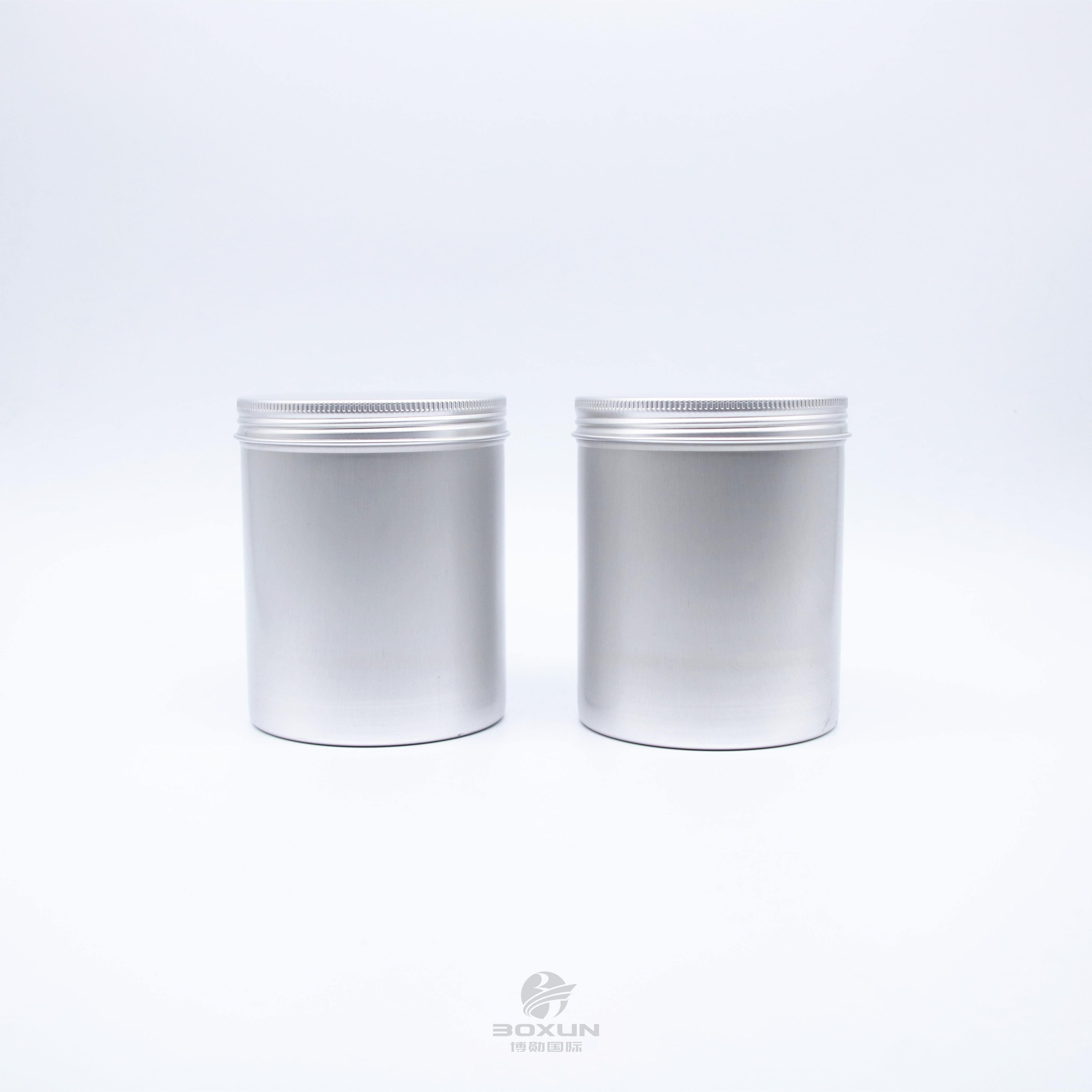  16oz aluminum box 500ml aluminum box face cream jar food box hair wax box can be silk-printed and color-printed 
